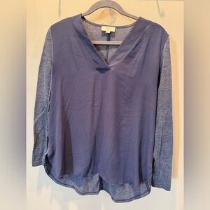 LOFT Blue Top